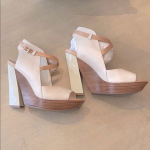 MARIA SHARAPOVA COLE HAAN PLATFORM SANDALS